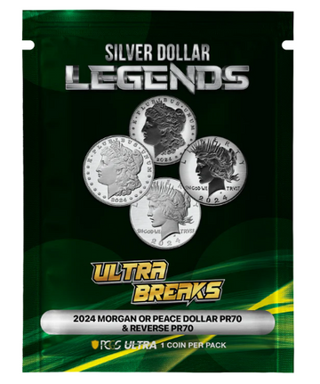 UltraBreaks Silver Dollar Legends II - Proof & Reverse Proof - CoinsTV