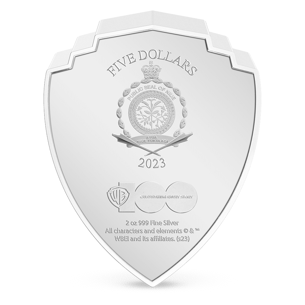 2023 Warner Bros. 100 - Looney Tunes Mashup - 4. Flintstones 2 oz silver