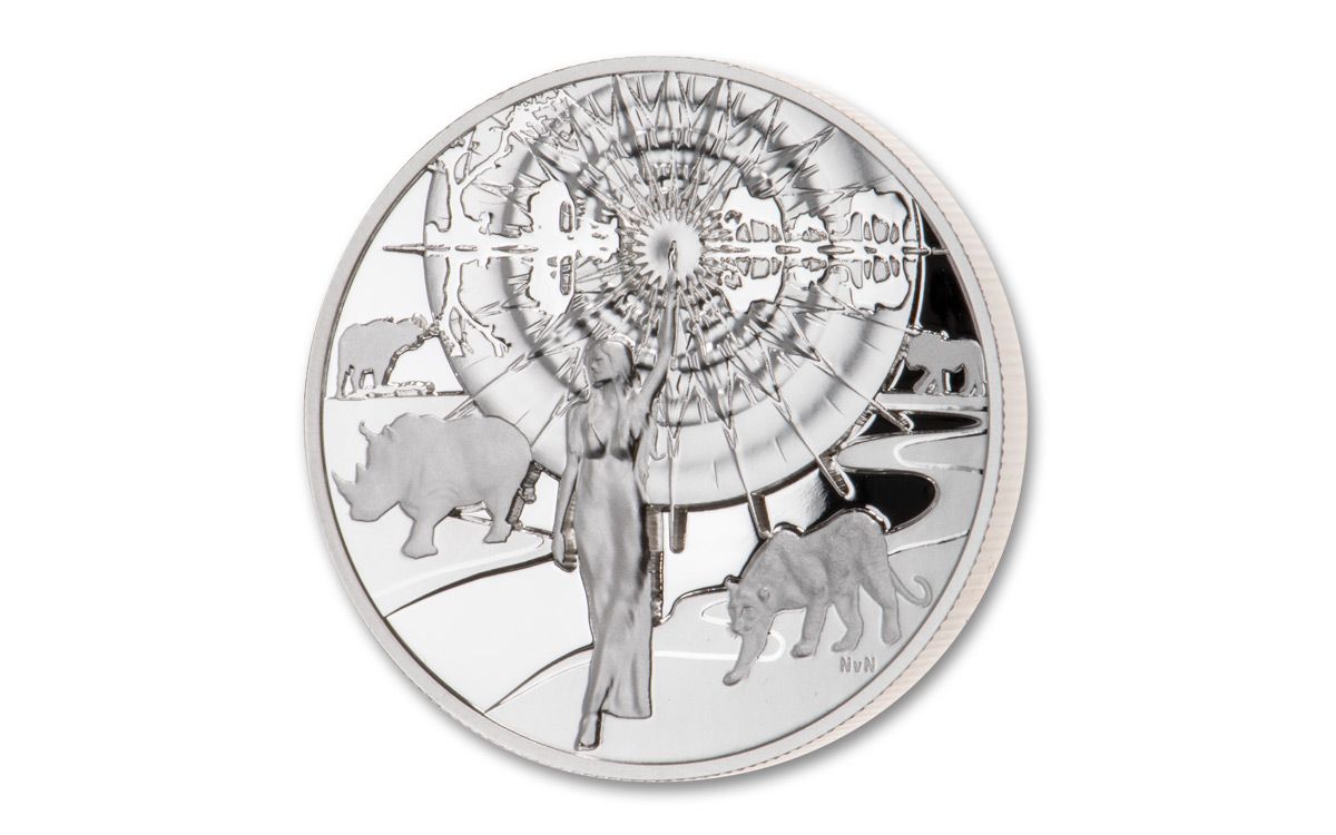 2024 Samoa $2 Light of Liberty Natanya Van Niekerk 1 oz Silver High Relief Enhanced Reverse Proof - CoinsTV