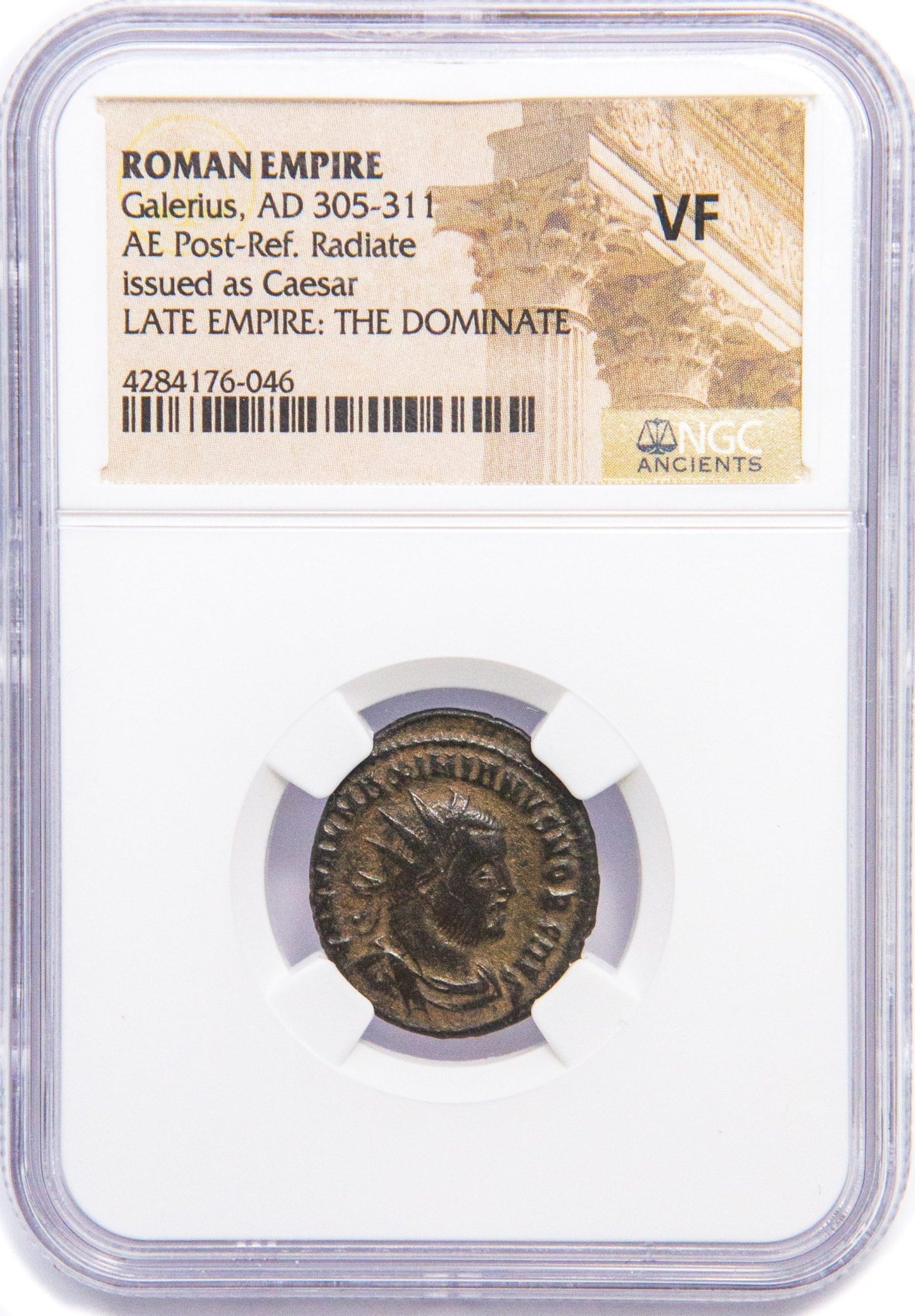 Roman AE of Galerius (AD305-311) NGC(VF)