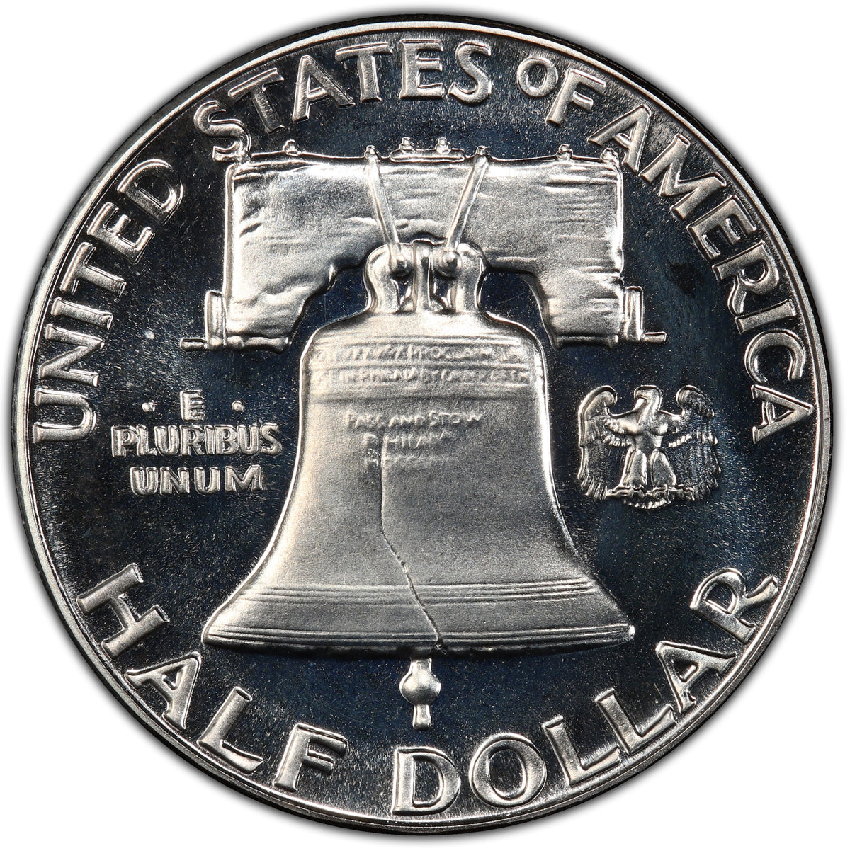1955 Franklin 90% Silver Half Dollar Philadelphia - Proof - CoinsTV