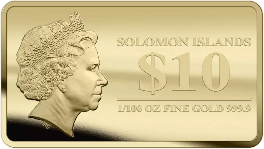 2023 Star Wars Yoda Au .9999 1/100oz Gold Proof-like Bar - CoinsTV