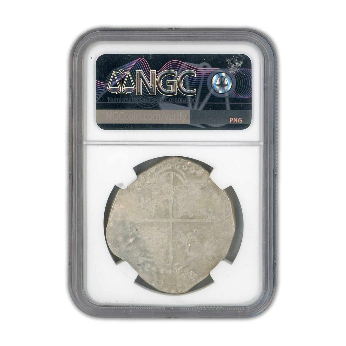 (1613-1616) P Q Bolivia 8 Reales Shipwreck Effect - NGC