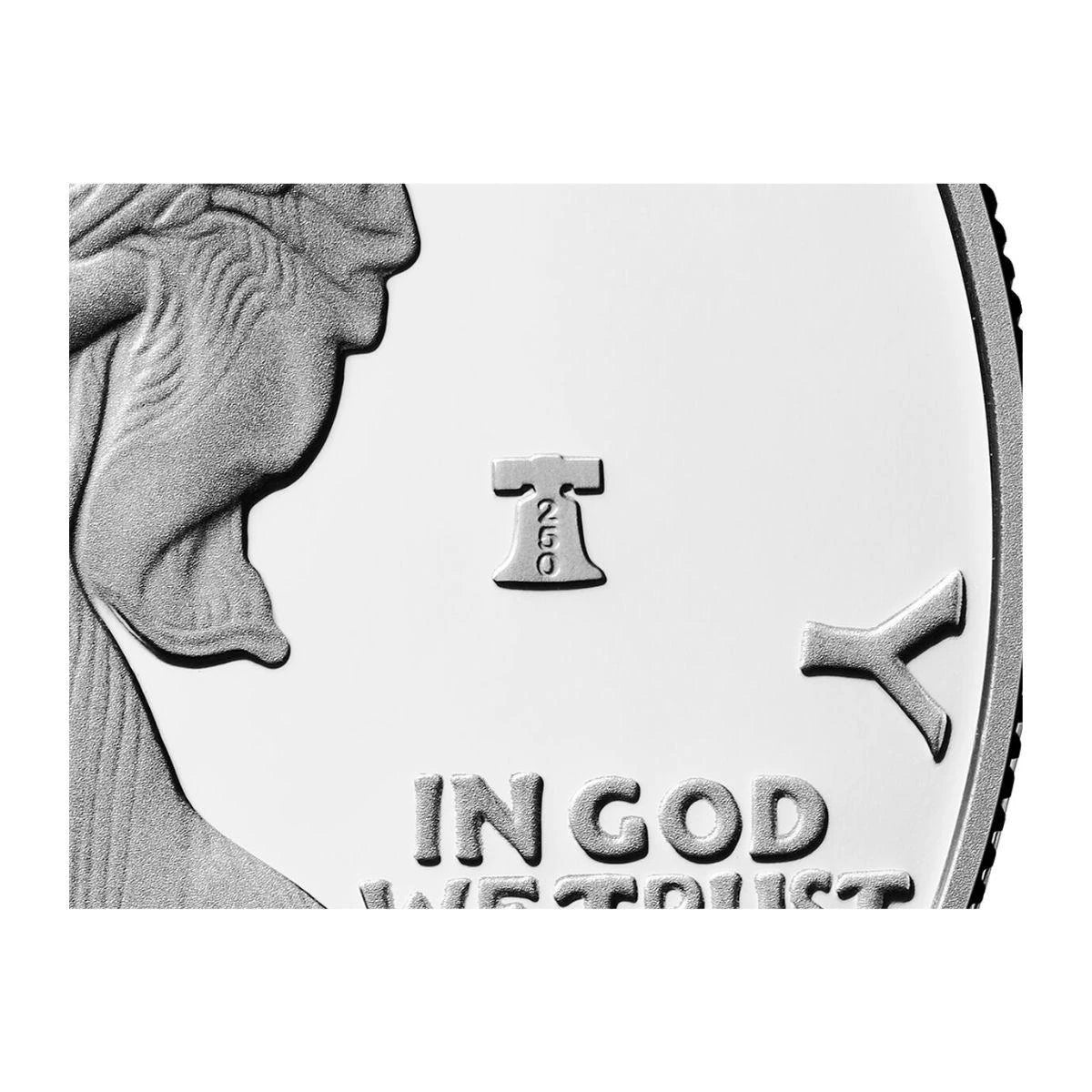 1776-2026 W Liberty Bell Privy Proof Silver Eagle with OGP