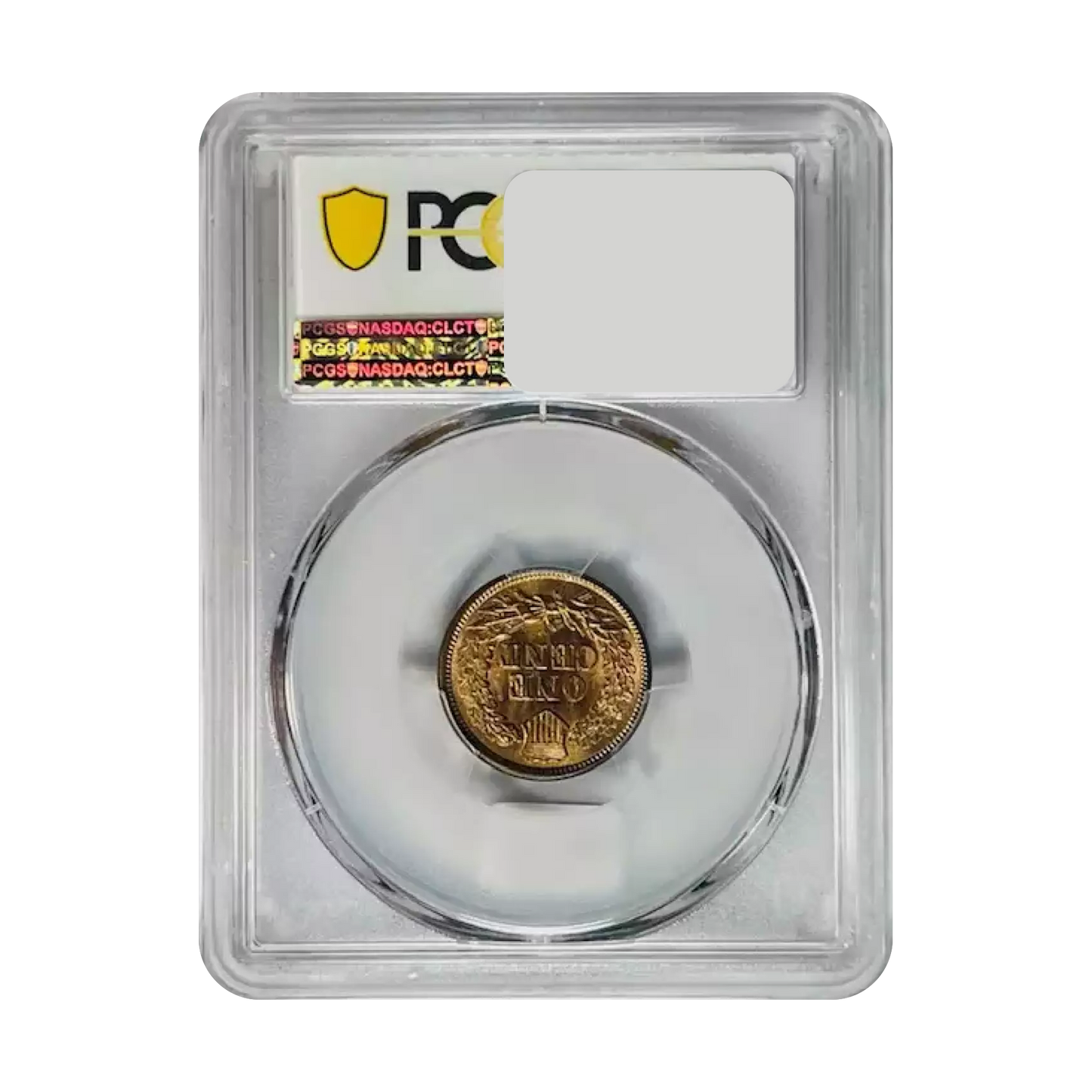 1865 Indian Head Cent Plain 5 - PCGS MS64 RD CAC - CoinsTV