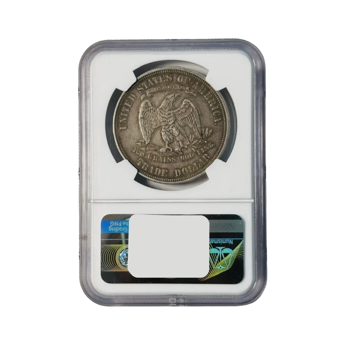 1877 Trade Silver Dollar Philadelphia - NGC AU50