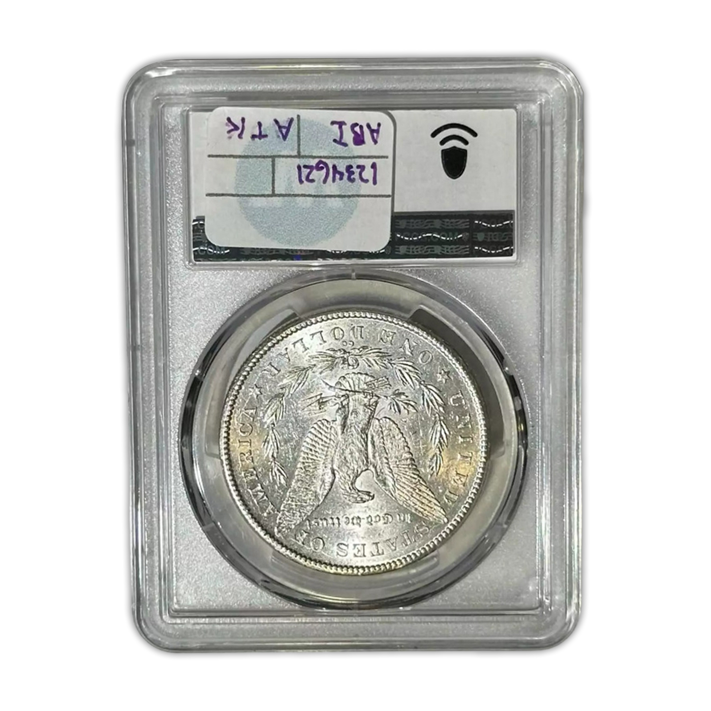 1878-CC Morgan Silver Dollar Carson City - PCGS AU58 Sight White - CoinsTV