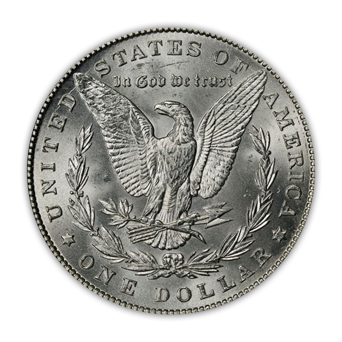 1880 Morgan Silver Dollar Philadelphia - Brilliant Uncirculated - CoinsTV