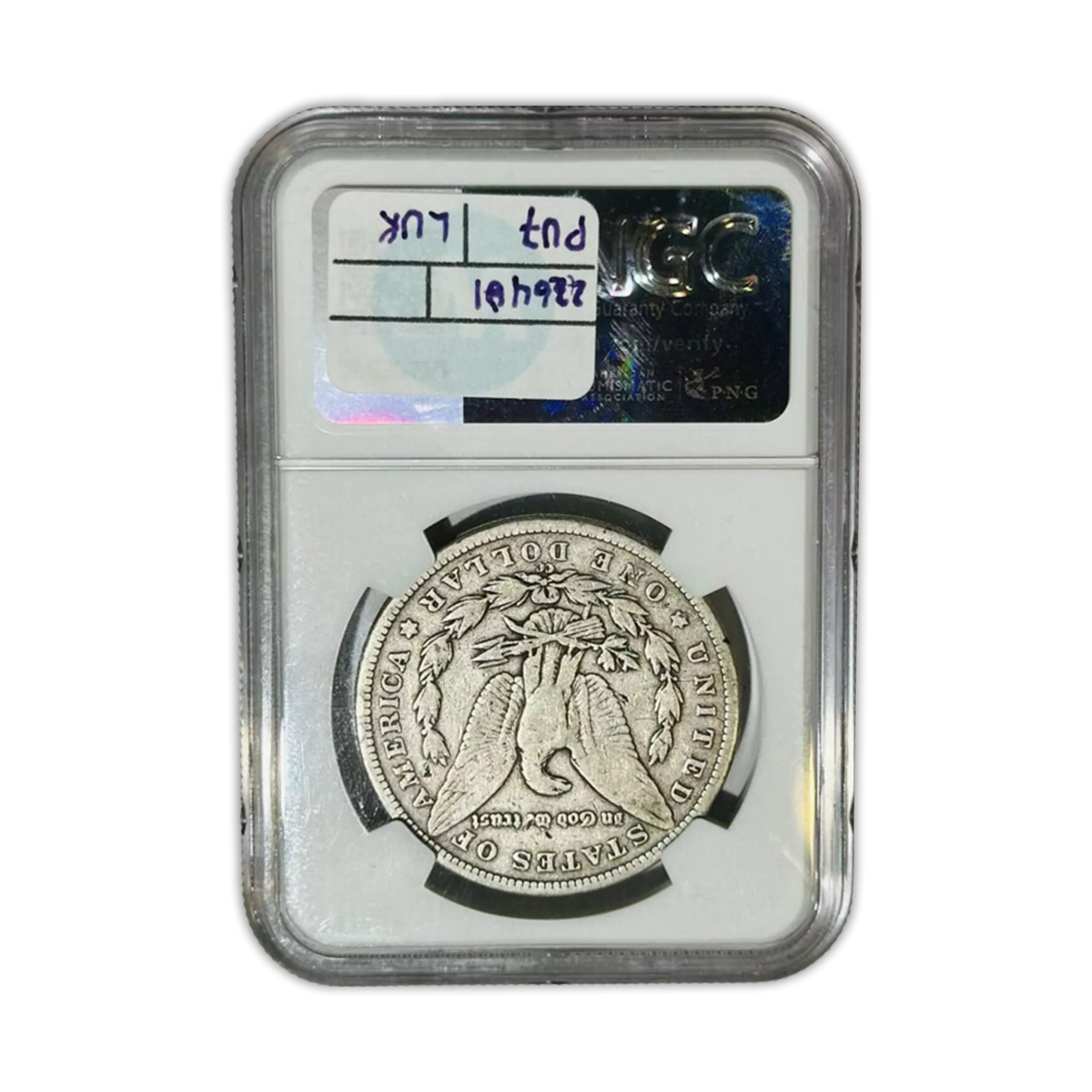 1890 CC Morgan Silver Dollar Carson City TOP 100 VAM-4 Tail Bar - NGC G 6