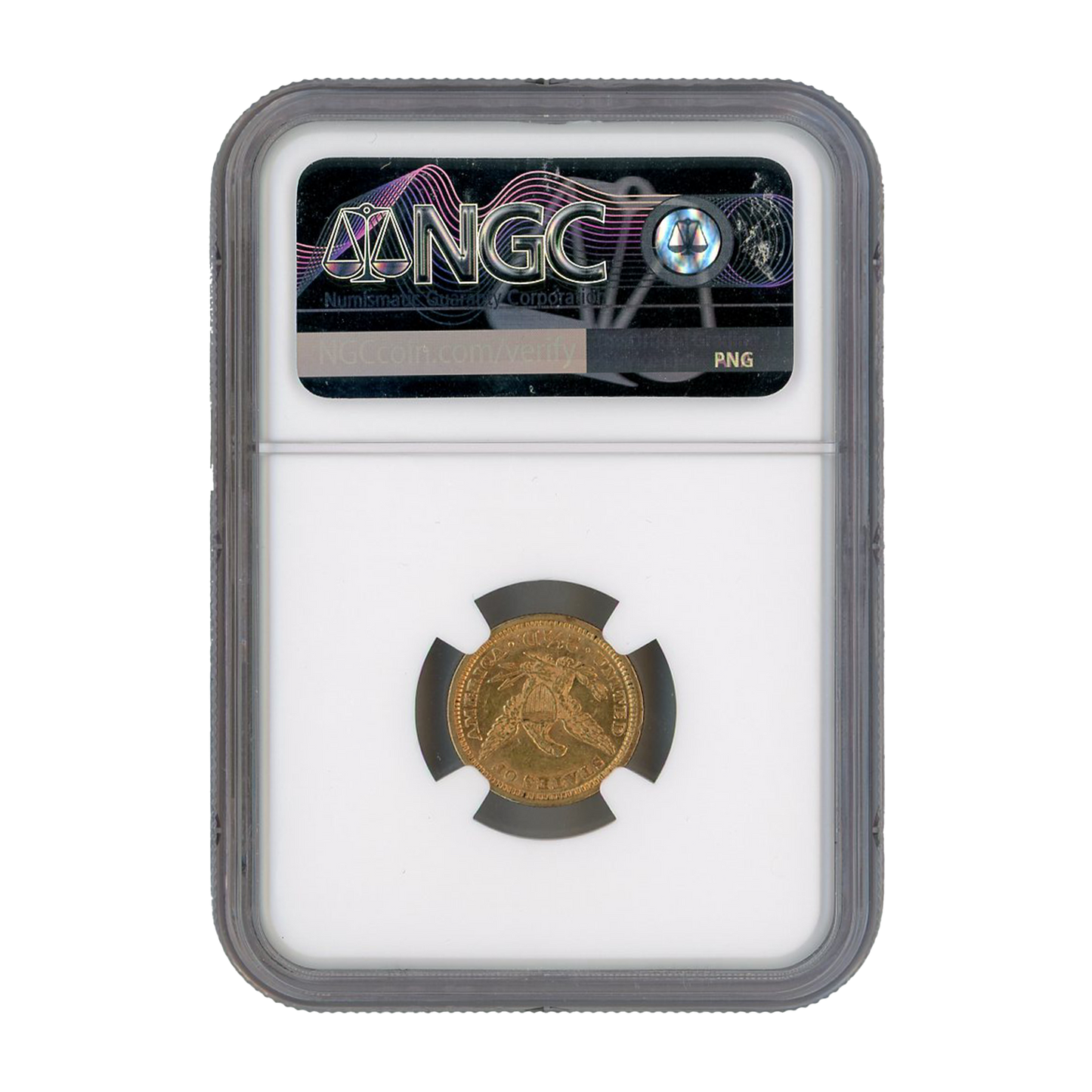 1891 $2.5 Gold Liberty Head - Doubled Die Reverse - NGC MS62 - CoinsTV