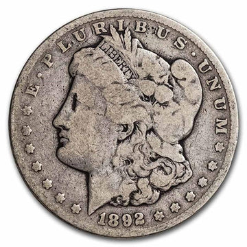 1892 Morgan Silver Dollar Carson City - Circulated