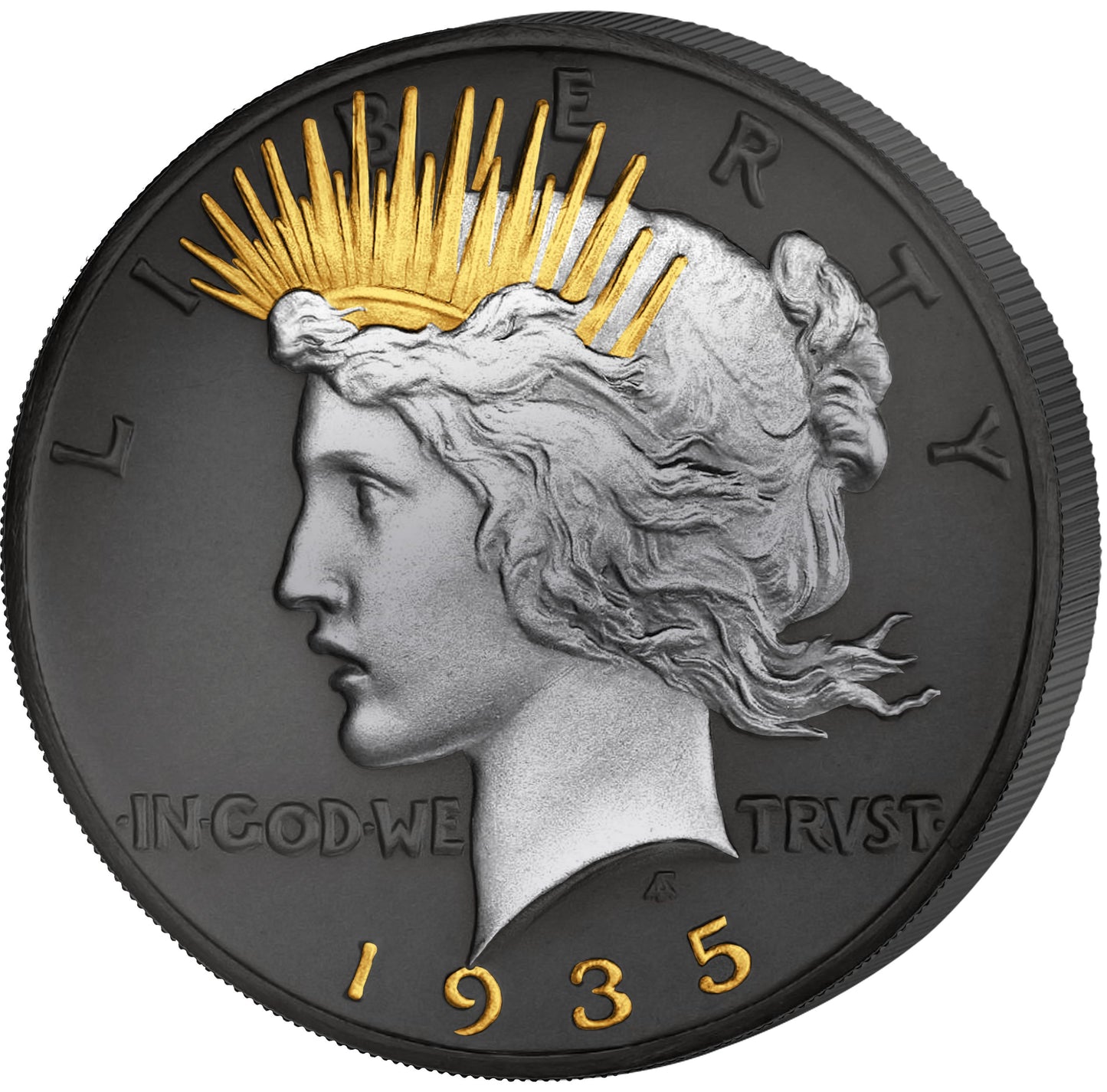 U.S. Morgan and Peace Dollar Golden Enigma Prestige Silver Coin Set