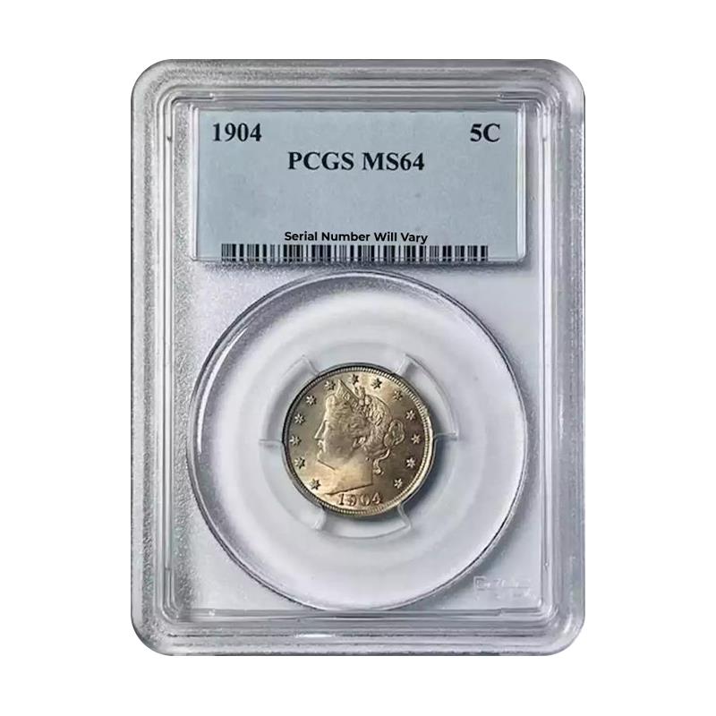 1904 Liberty Head Nickel - PCGS MS64
