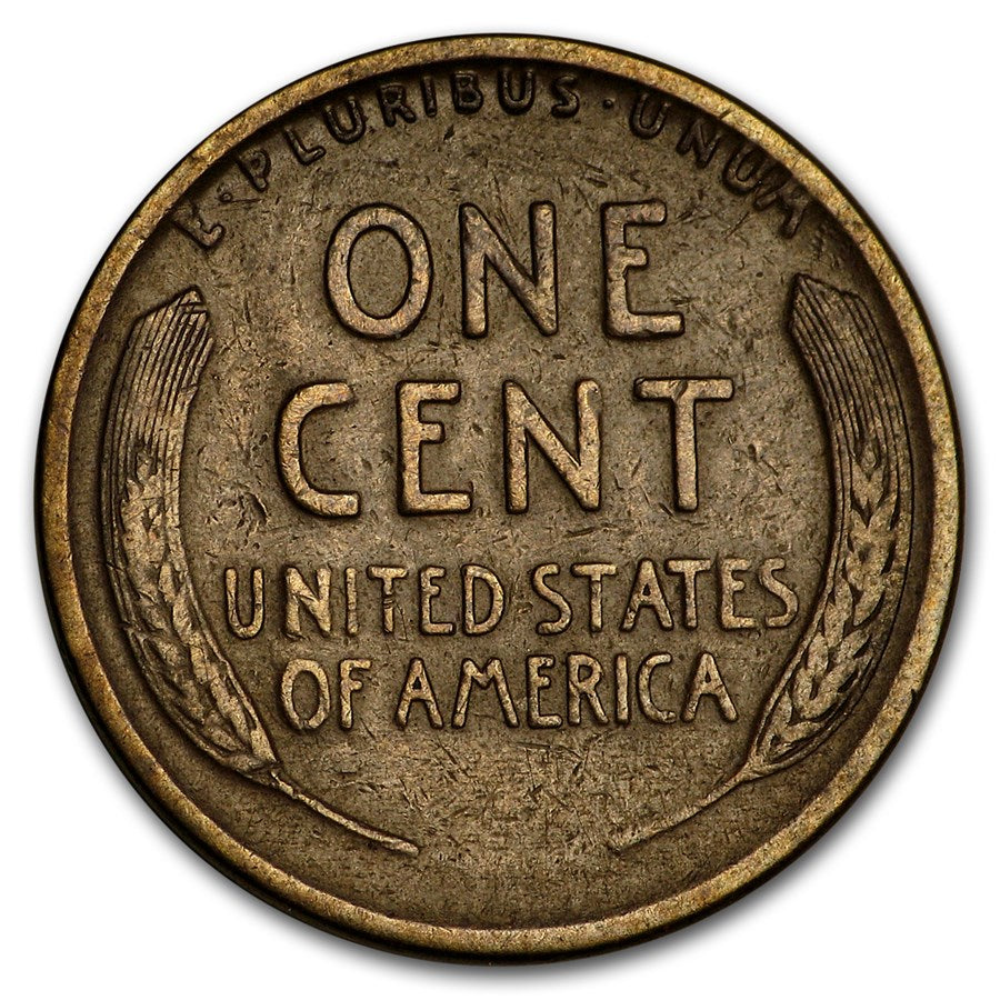 1914 Lincoln Wheat Cent Denver - VF to XF