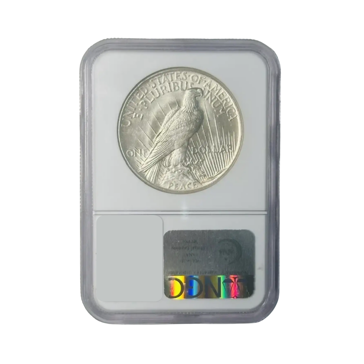 1921 Peace Silver Dollar - High Relief NGC MS64 Sight White