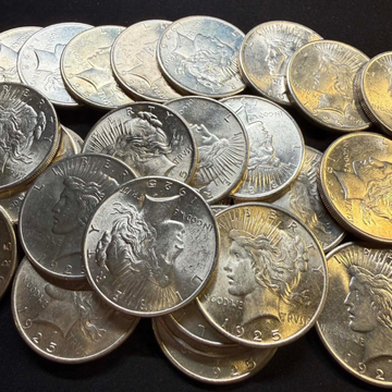 1925 Peace Silver Dollar Philadelphia - Brilliant Uncirculated - CoinsTV