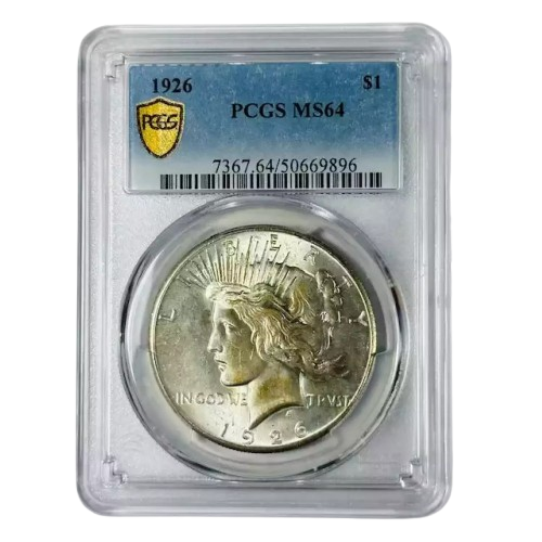 1926 Peace Silver Dollar - PCGS MS64 - CoinsTV