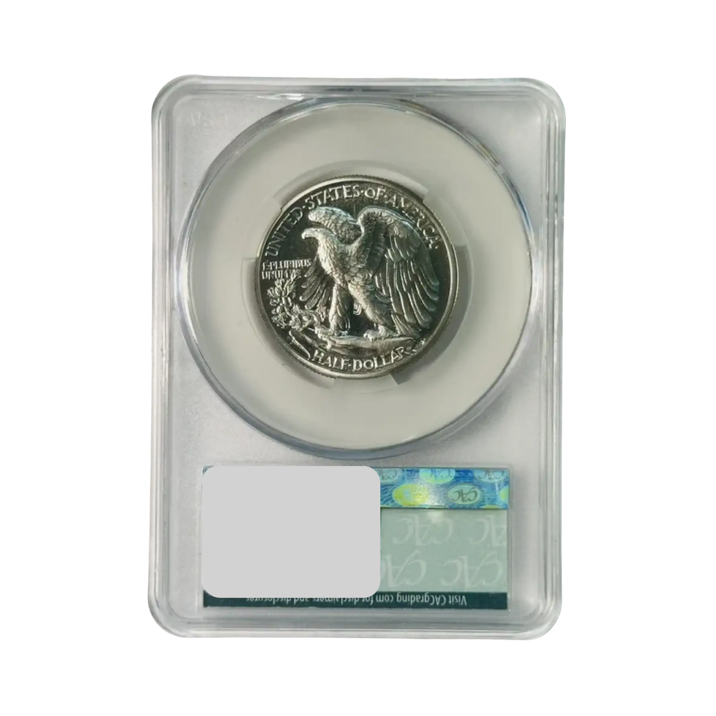 1942 Walking Liberty Silver Half Dollar - CAC PR65 Sight White