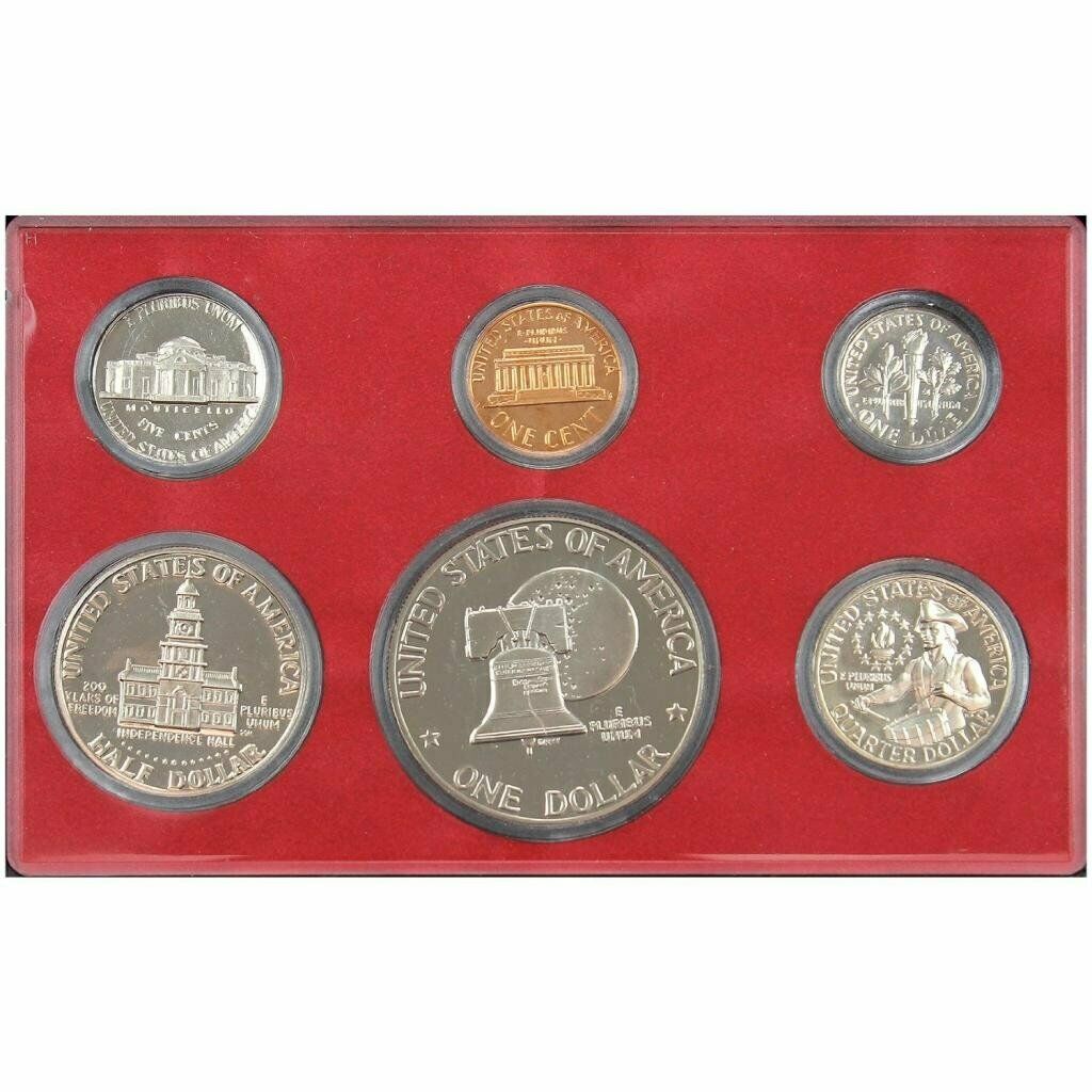 1976 US Proof Set - 6 Coins - CoinsTV