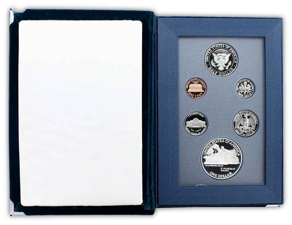 1990 US Prestige Proof Set - 6 Coins