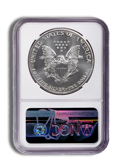 1990 Silver Eagle - Business Strike - NGC MS69