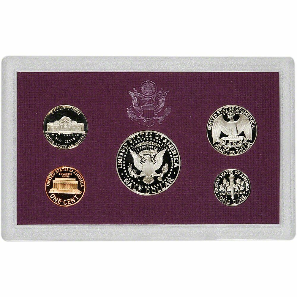 1991 US Proof Set - 5 Coins - CoinsTV