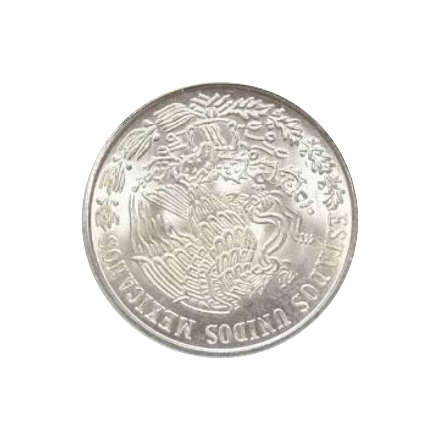 1979-Mo Mexico Cien 100 Pesos Morelos Silver - ICG MS64