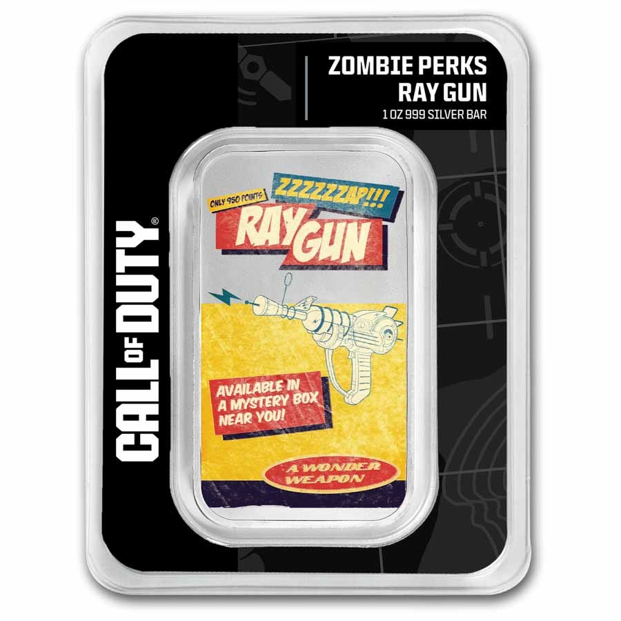 2025 Call of Duty Zombie Perks 1 oz Silver Bar Mystery Pack
