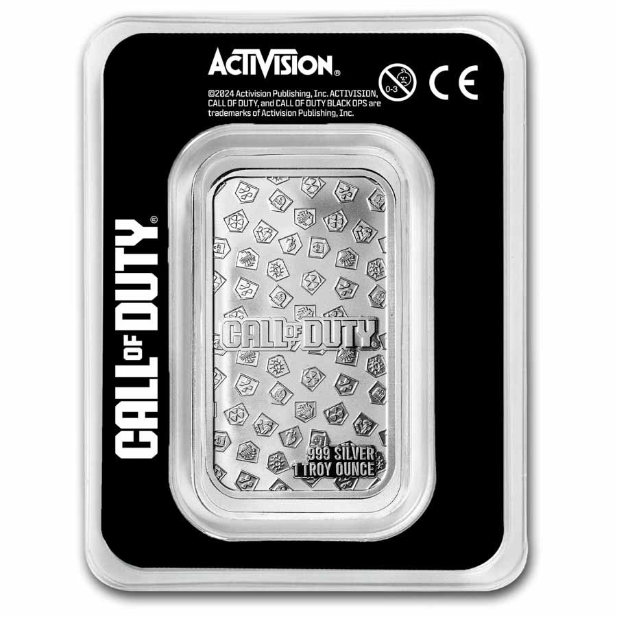 2025 Call of Duty Zombie Perks 1 oz Silver Bar Mystery Pack
