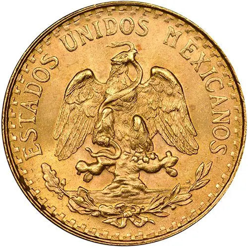 Mexico 2 Pesos Gold Coin - CoinsTV