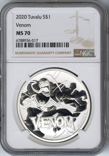 2020 Venom 1 Oz Silver - NGC MS70