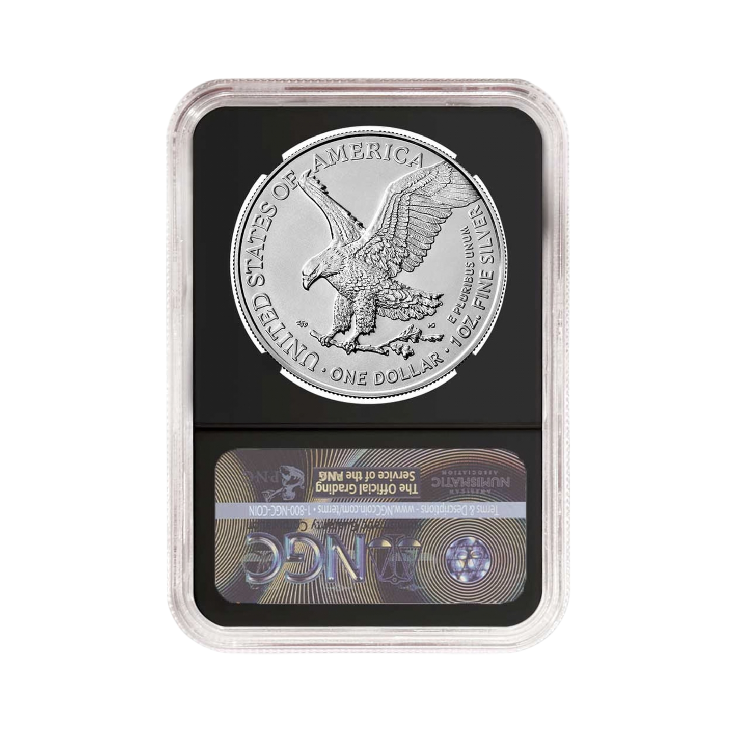 2021 Silver Eagle Type 2 - Michael Gaudioso Signature - NGC MS70 FDI Blue Label - CoinsTV