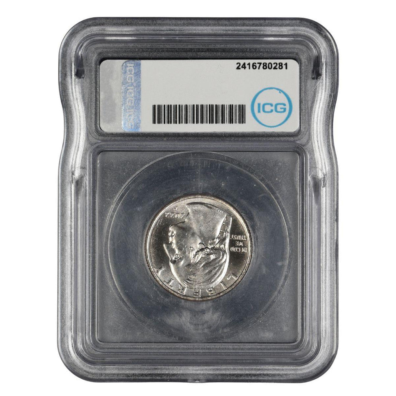 2022-P Maya Angelou Quarter ICG MS64 "Twig in Mouth" Error