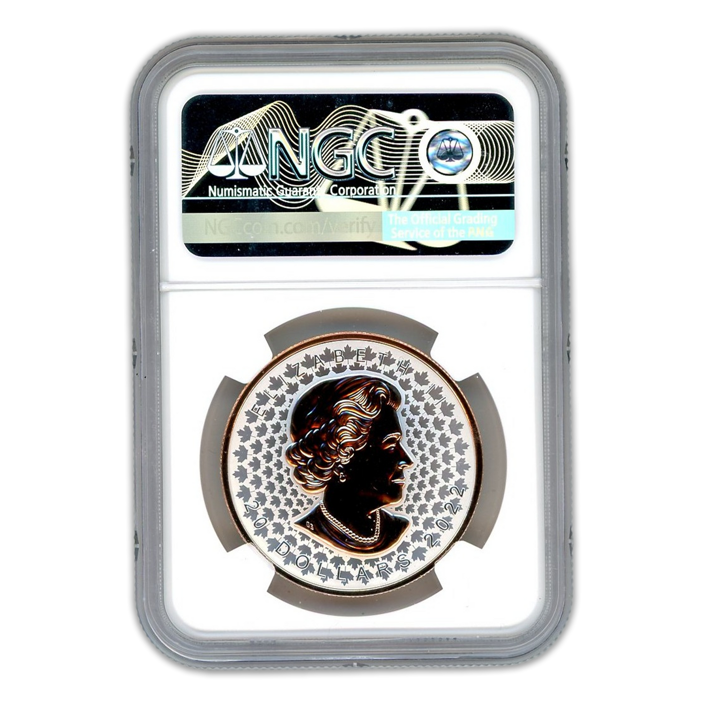 2022 1 Oz Maple Leaf Rose Gilt 1 Oz Silver - NGC Rev. PF70 First Releases