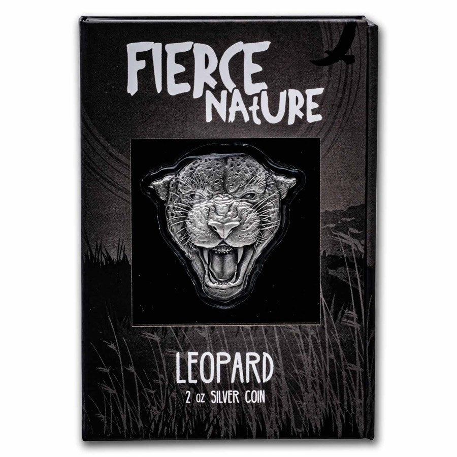 2023 Niue Fierce Nature Leopard 2 oz Silver