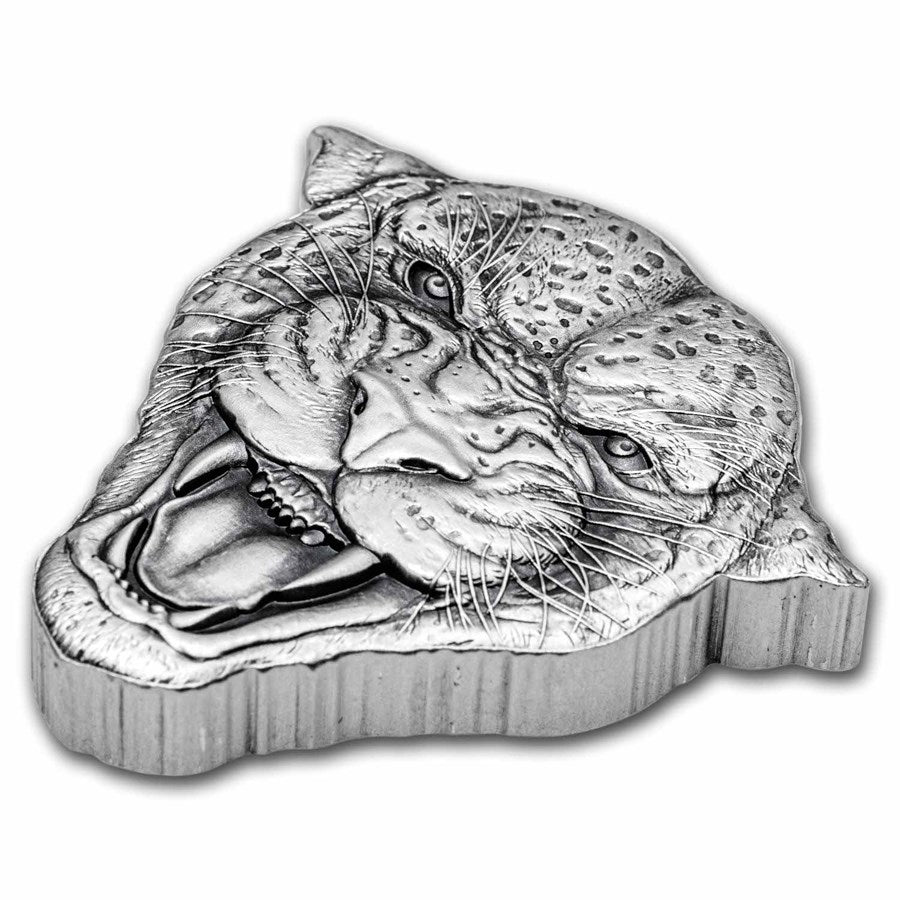 2023 Niue Fierce Nature Leopard 2 oz Silver