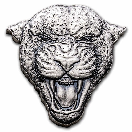 2023 Niue Fierce Nature Leopard 2 oz Silver