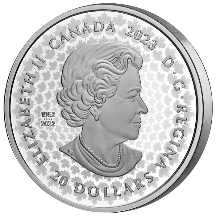 2023 1 oz Canada Grizzly Bear - Ultra High Relief Fine Proof Silver - CoinsTV