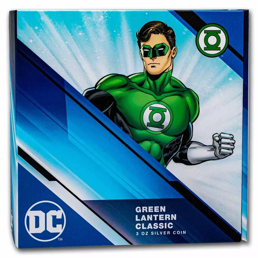 2023 DC Classics - Green Lantern 3 oz Silver