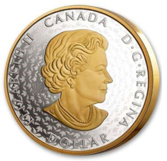 2024 Royal Canadian Mint 1 oz Silver Gold-Plated Peace Proof Ultra High Relief