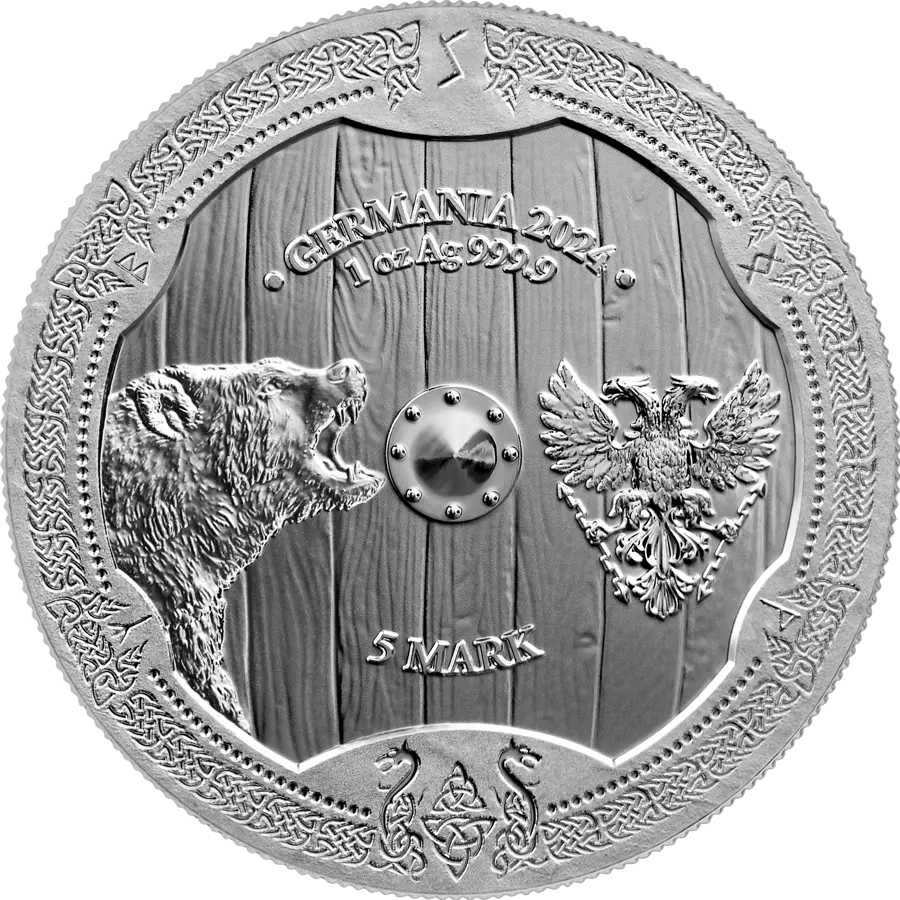2024 Valkyries Solveig 1 oz Silver BU - CoinsTV