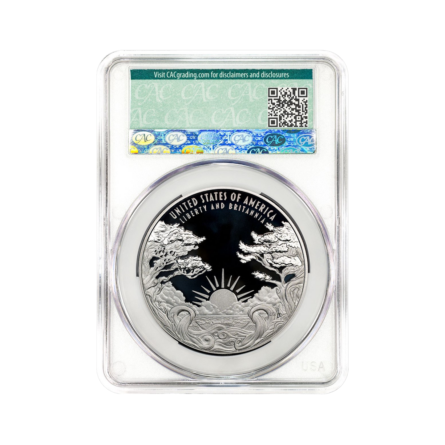 2024-P Great Britain Britannia and Liberty Medal - Magnum Opus Label - CAC PR70 DCAM First Delivery - CoinsTV