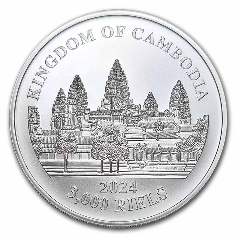 2024 Cambodia S3000R - Lost Tigers of Cambodia Colorized - NGC MS70 - CoinsTV