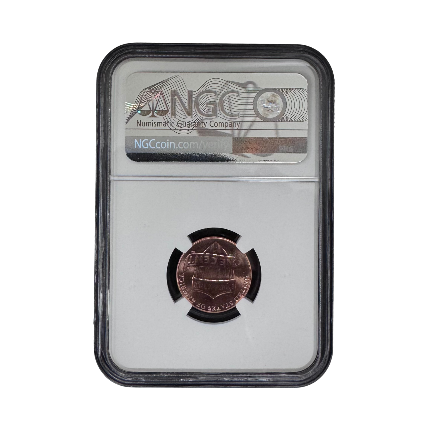 2025-D Lincoln Cent Last Year of Issue - NGC MS66 RD Don't Tread Label