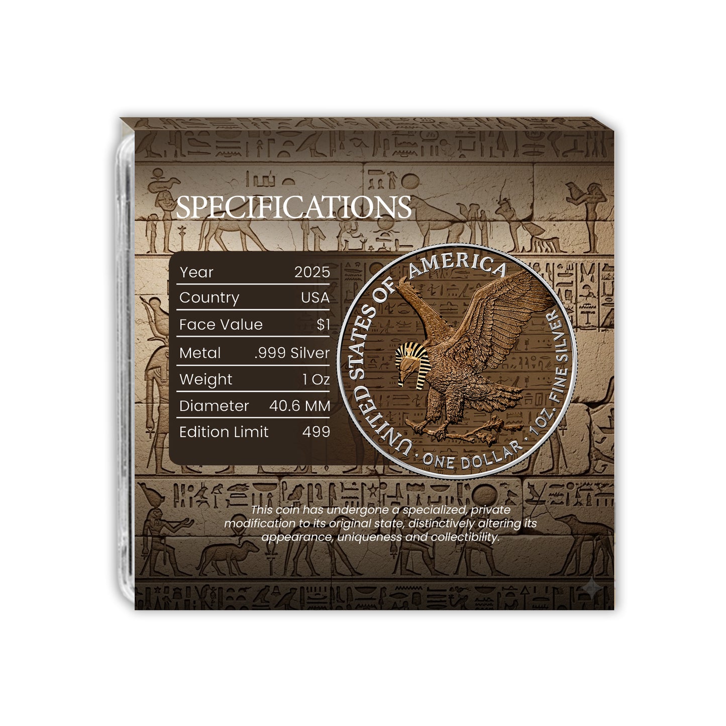 2025 Halloween Series - Silver Eagle & Bar Set - Mummy Edition