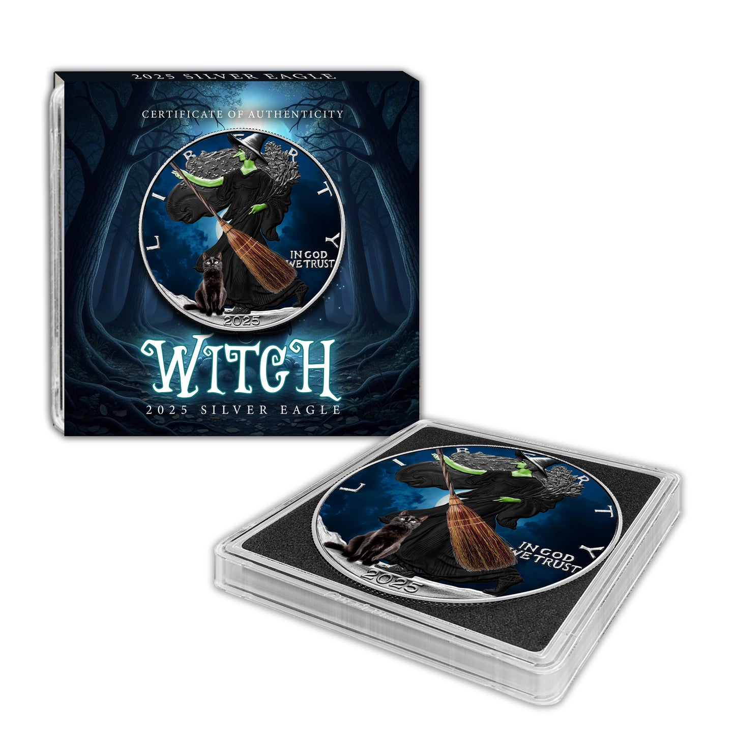 2025 Halloween Series - Silver Eagle & Bar Set - Witch Edition