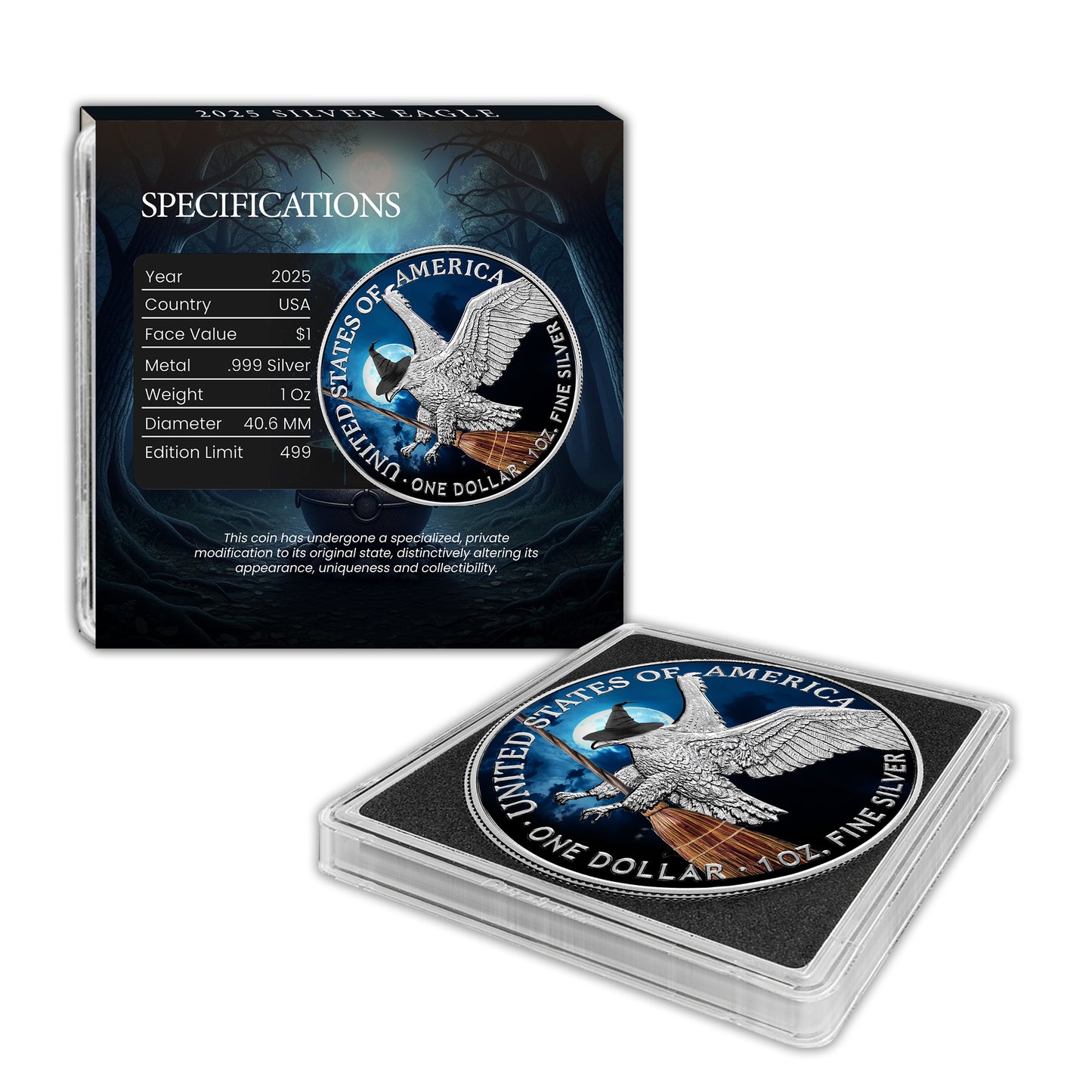 2025 Halloween Series - Silver Eagle & Bar Set - Witch Edition
