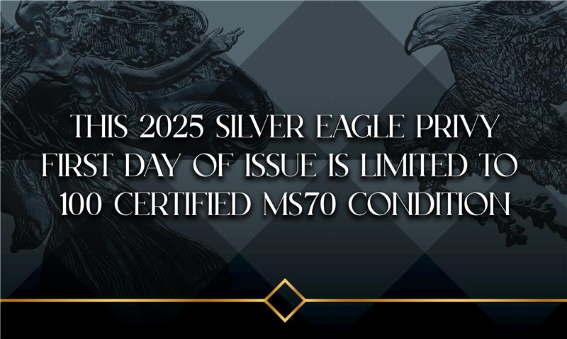 2025 (P) Silver Eagle - Eagle Privy - NGC MS70 First Day of Issue