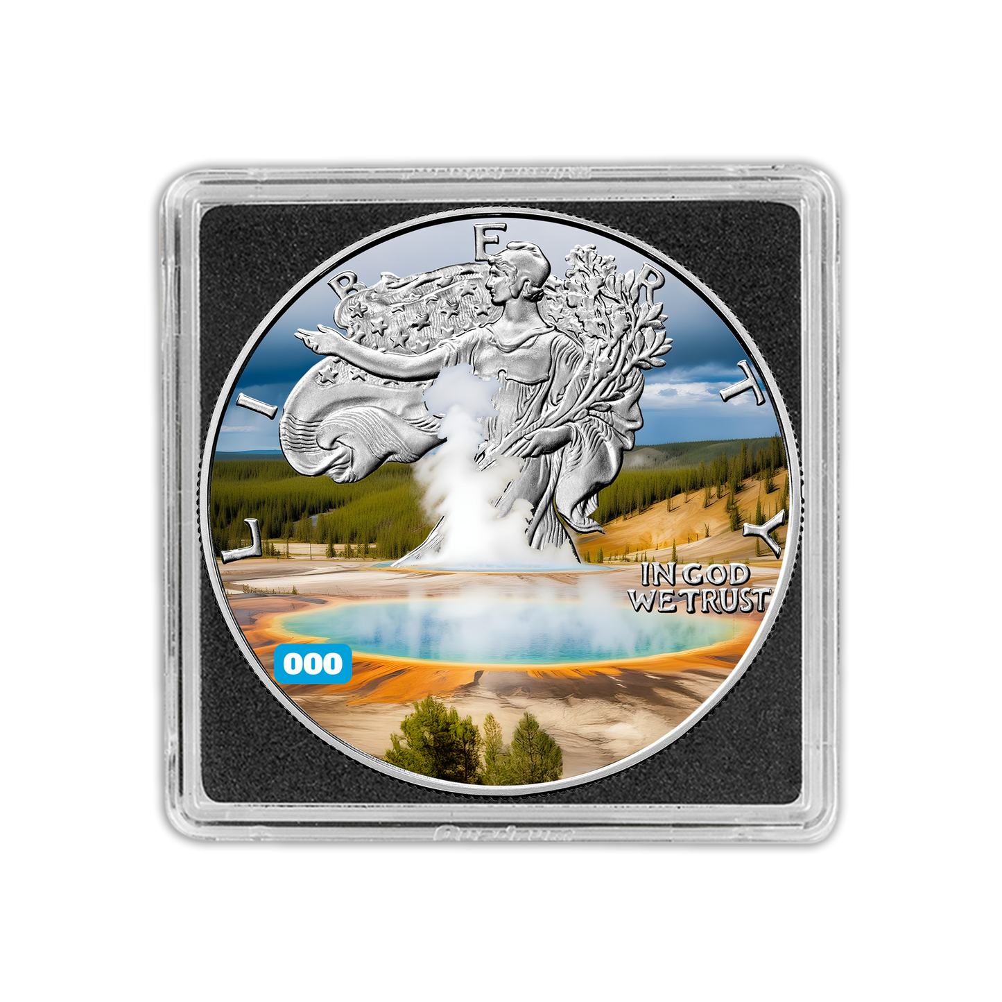 2025 Silver Eagle – Yellowstone - National Parks Series - CoinsTV