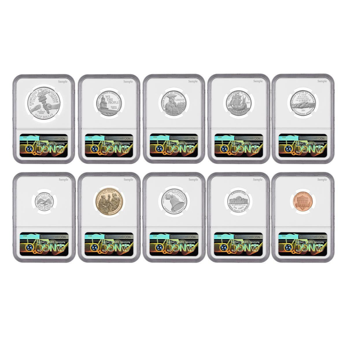 2026 Semiquincentennial Silver Proof Set NGC PF70 Ultra Cameo Magnum Opus Limited Edition